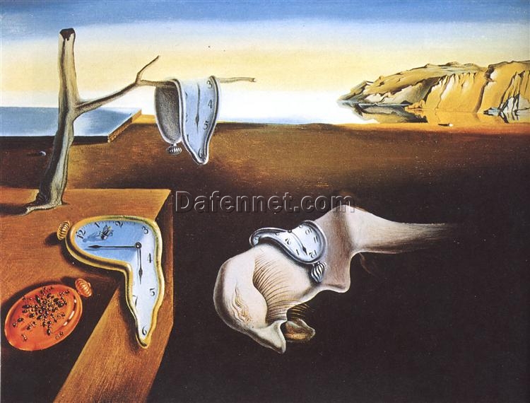 Surrealist Oil Painting Inspired by Salvador Dalí’s The Persistence of Memory – Hand-Painted Art from Dafen Village Studio