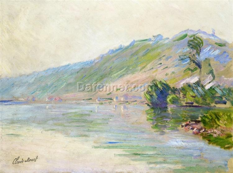 The Seine at Port-Villes, Clear Weather (1894) by Claude Monet – Custom Oil Painting with Monet’s Signature Brushwork from Dafen Village