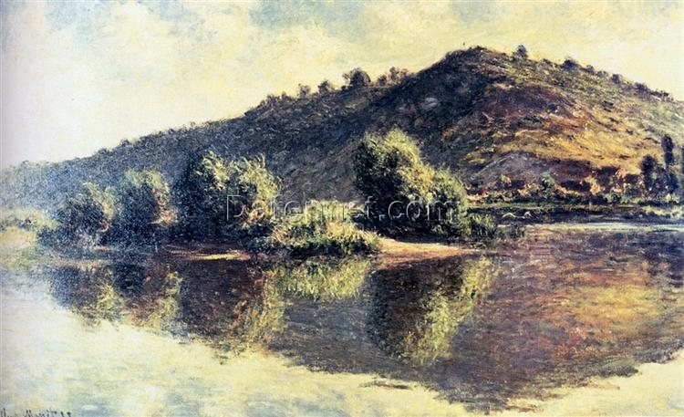 Custom The Seine at Port-Villez (1883) Oil Painting | Claude Monet’s Iconic Artwork | Dafen Village Hand-Painted Masterpieces