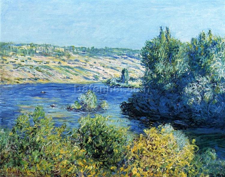 Claude Monet’s The Seine at Vetheuil (1881) – Custom Hand-Painted Oil Artwork by Dafen Village’s Master Painters