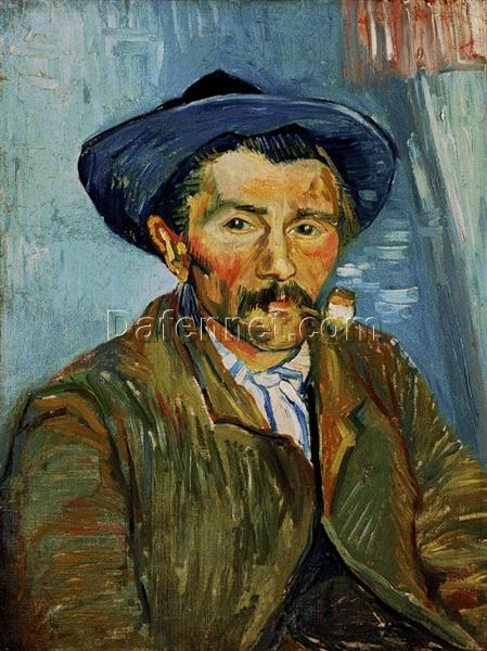 Authentic Van Gogh 1888 The Smoker (Peasant) – Handcrafted Oil Painting Reproduction