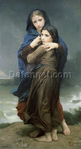 Buy “The Storm” by William-Adolphe Bouguereau | Custom Oil Painting Reproduction from Dafen Village