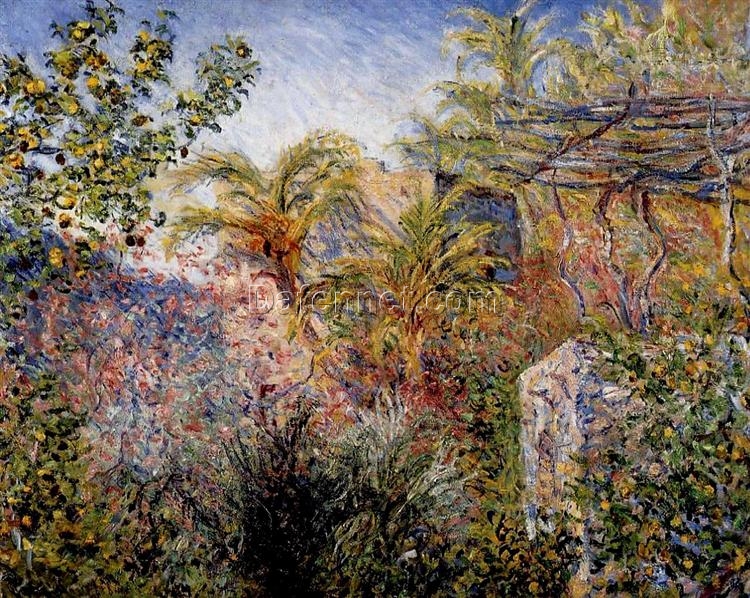 Claude Monet 1884 – The Valley of Sasso, Bordighera Oil Painting for Your Luxury Home