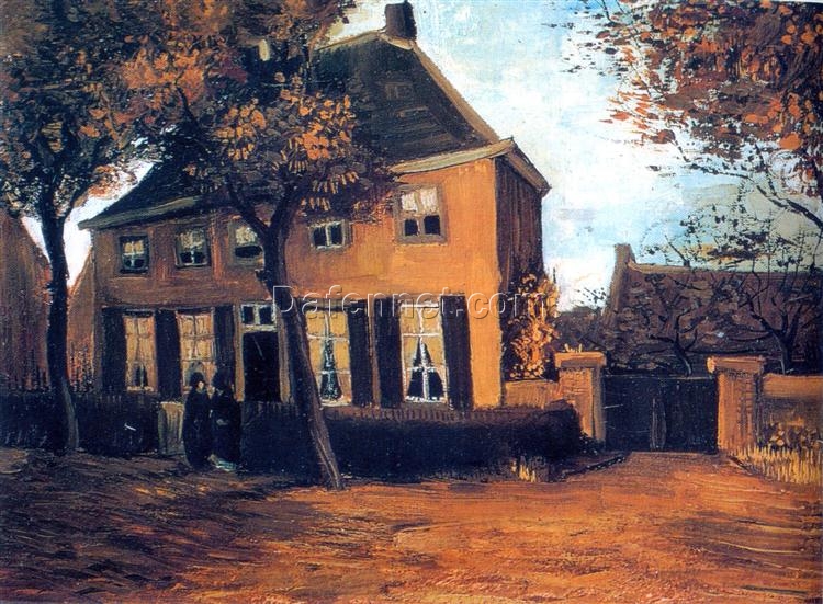 The Vicarage at Nuenen by Van Gogh – 1885 Oil Painting Reproduction, High-Quality Canvas Art