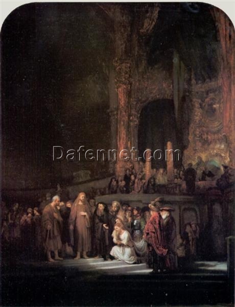 Rembrandt ‘The Woman Taken in Adultery’ 1644 – A Powerful Depiction of Judgment and Mercy