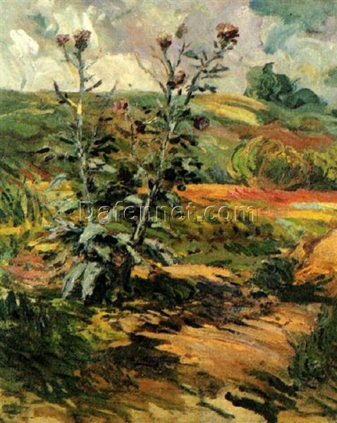 Buy Van Gogh Two Thistles – 1888 Custom Oil Painting Reproduction for Home Decor