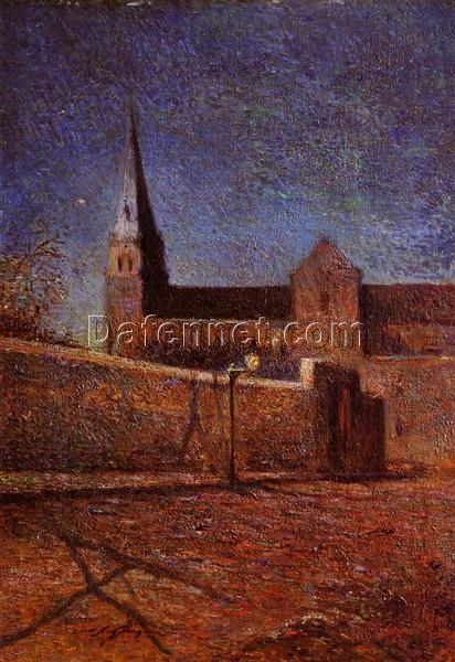 Paul Gauguin “Vaugirard Church” 1879 – Stunning Oil Painting Reproduction | French Architecture Art