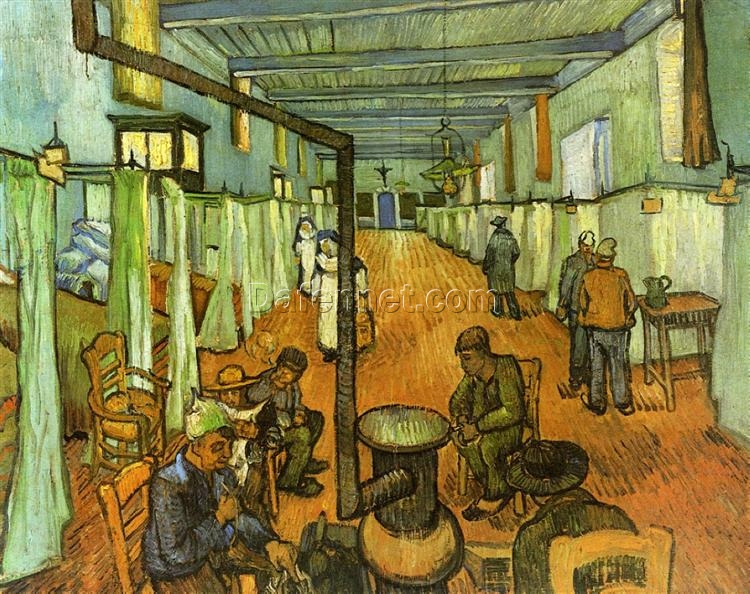 Ward in the Hospital at Arles by Van Gogh – High-Quality 1889 Oil Painting Reproduction