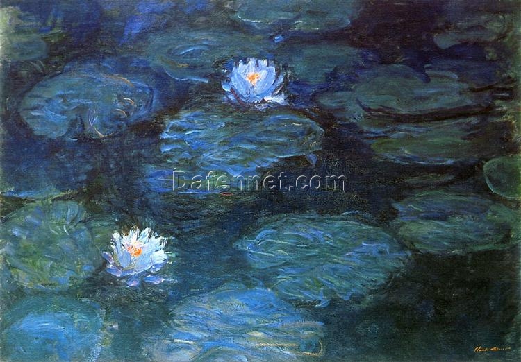 Custom Oil Painting of Water Lilies by Claude Monet – Reproduction from Dafen Village Studio (1897-1899)