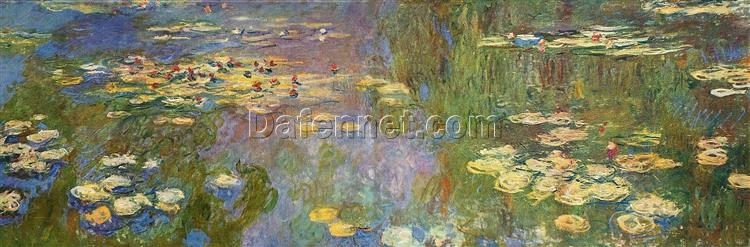 Claude Monet Water Lilies (1920-1926) – Beautiful Custom Oil Painting Reproduction, Dafen Village Studio