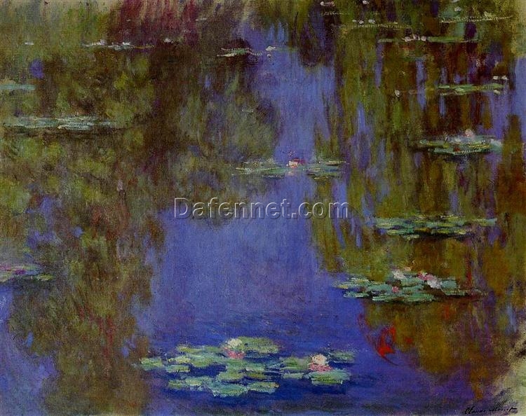 Monet’s Water Lilies – 1903 Hand-Painted Reproduction Oil Painting from Dafen Village Studio