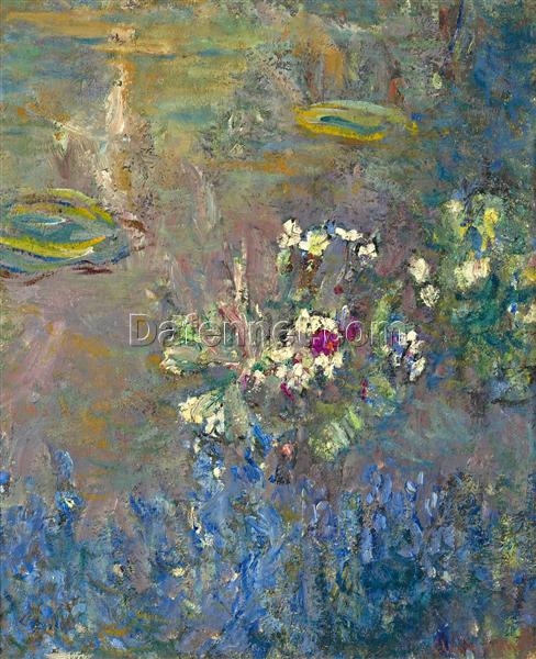 Water Lilies by Claude Monet (1918) – Stunning Custom Oil Painting Reproduction, Dafen Village Artists