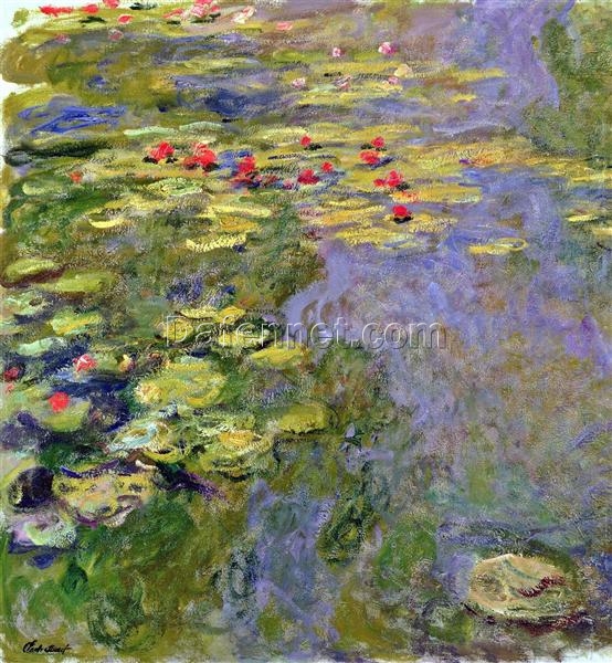 Claude Monet Water Lilies (1919) – Elegant Custom Oil Painting Reproduction, Dafen Village Masterpiece