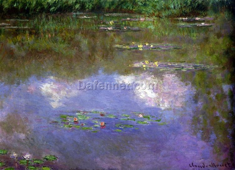 Claude Monet Water Lilies, The Clouds (1903) – Custom Hand-Painted Oil Painting Reproduction, Dafen Village