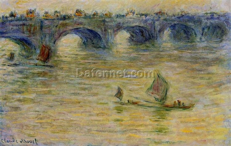 Waterloo Bridge (1899-1901) by Claude Monet – Handcrafted Oil Painting Reproduction, Dafen Village Masterpiece