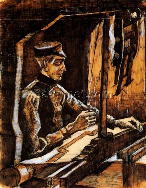 1884 Weaver by Vincent van Gogh – Hand-Painted Oil Painting Reproduction