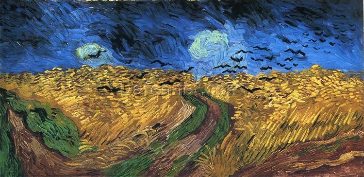 Van Gogh’s Wheatfield with Crows (1890) – Post-Impressionist Masterpiece Print