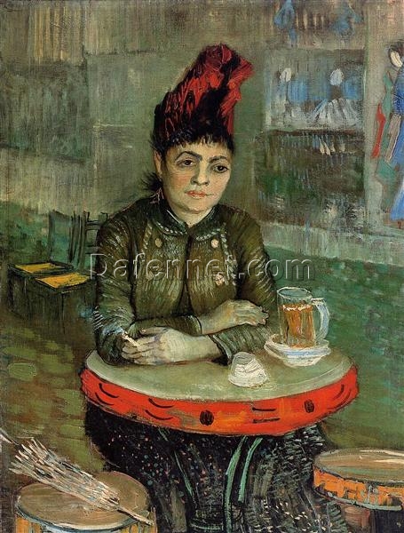 Woman at the ‘Cafe Tambourin’ (1887) – Van Gogh’s Vibrant Portrait of French Culture