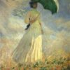 woman with a parasol facing right also known as study of a figure outdoors facing right.jpgLarge