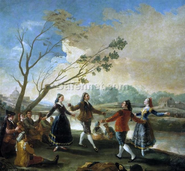 Dance of the Majos at the Banks of Manzanares | Goya’s Romantic Vision of Madrid (1777)