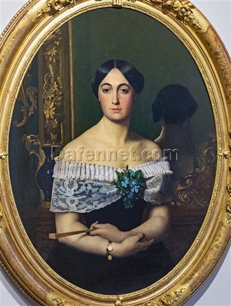 Portrait of Marianne Elisa Birch by Jean-Léon Gérôme – Academicism Oil Painting