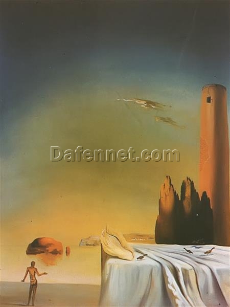 The Dream Approaches – Surreal Landscape Inspired by Salvador Dali’s Vision