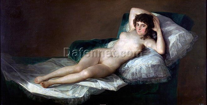 Francisco de Goya’s Nude Maja – Iconic Romanticism Painting Replica