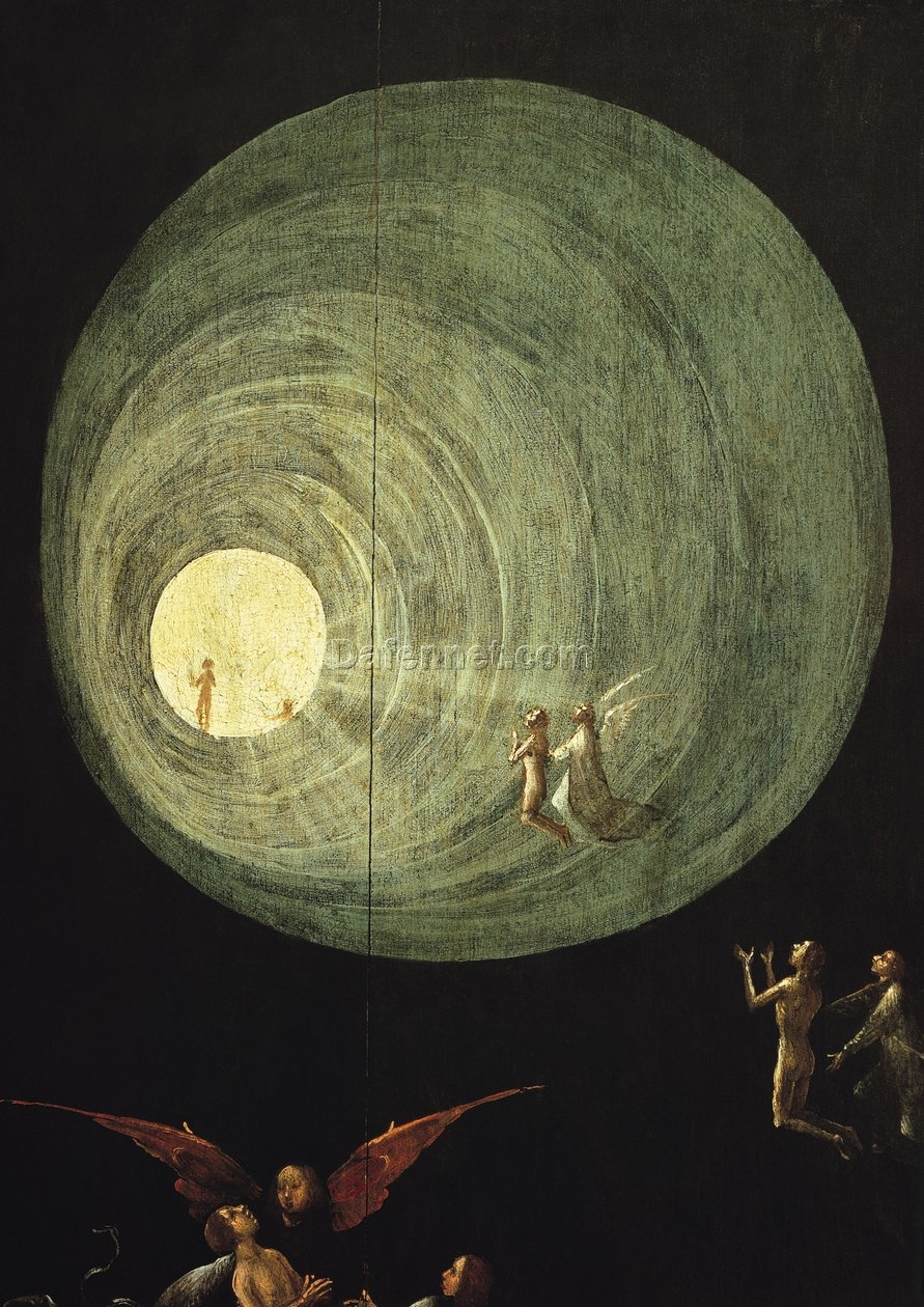 Renaissance Oil Reproduction of The Ascent of the Blessed by Hieronymus Bosch