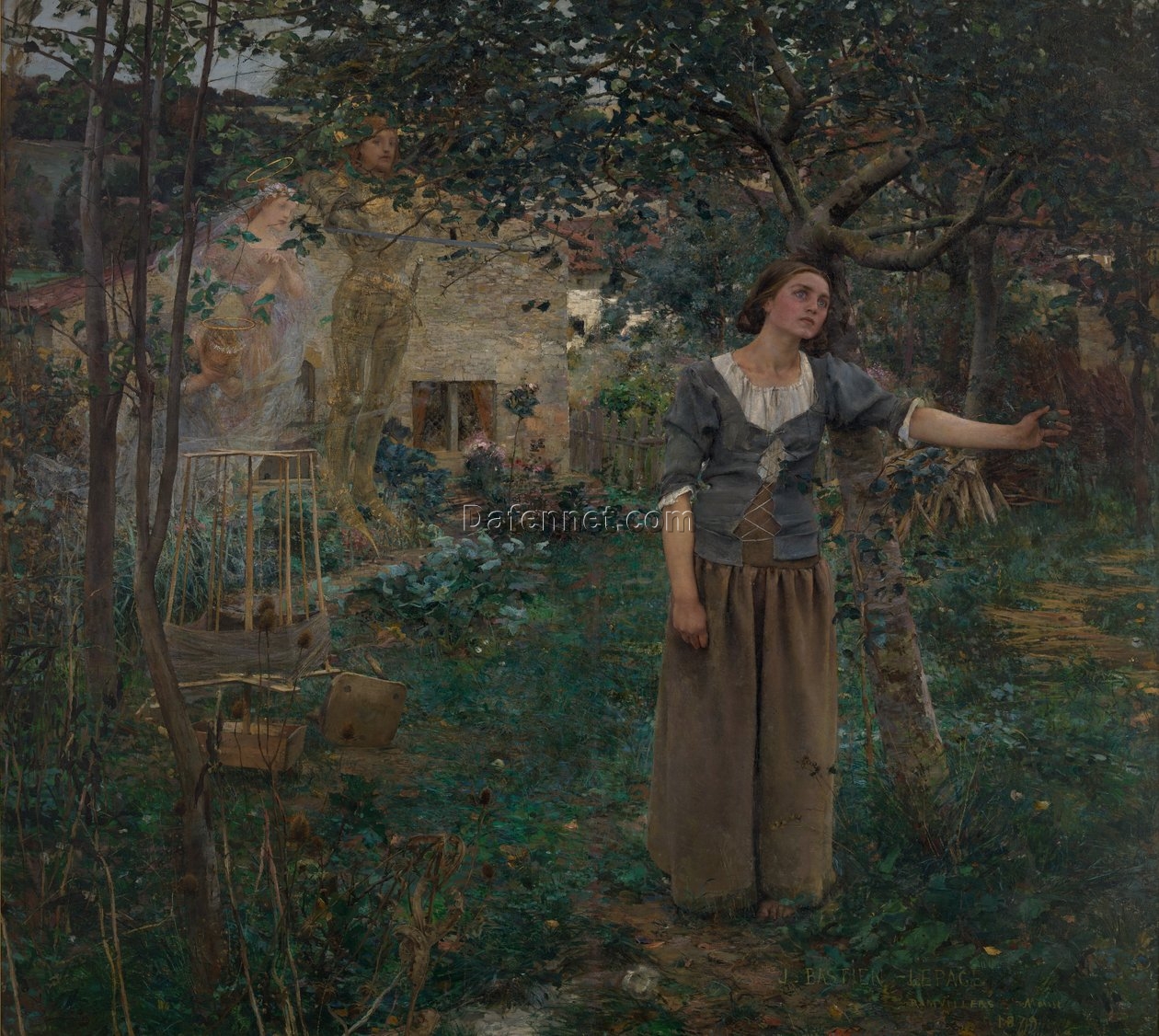 Joan of Arc by Jules Bastien-Lepage – Handcrafted Naturalist Art Reproduction