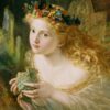 Sophie Anderson Take the Fair Face of Woman and Gently Suspending With Butterflies Flowers and Jewels Attending Thus Your Fairy is Made of Most Beautiful Things Charles Ede MeisterDrucke 77561