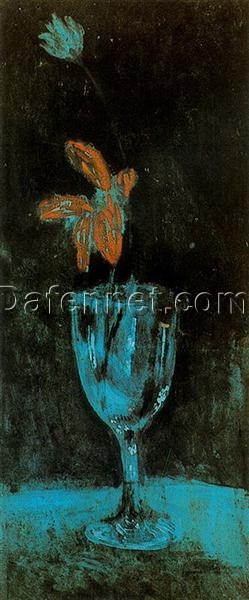 Symbolist Still Life Inspired by Pablo Picasso – ‘A Blue Vase’ (1903) Oil on Canvas