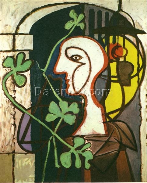 Oil Painting Inspired by Picasso’s Surrealist Period – ‘A Lamp’ (1931) Portrait Art on Canvas