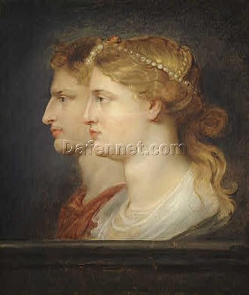 Agrippina and Germanicus” by Peter Paul Rubens – Baroque Oil Painting Reproduction for Art Lovers