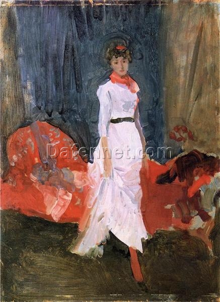 Arrangement in Pink, Red and Purple – 1883 Portrait by James McNeill Whistler