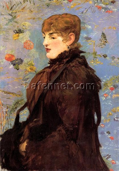 Oil Painting Inspired by Edouard Manet: Autumn (Study of Mery Laurent) 1882 Portrait on Canvas