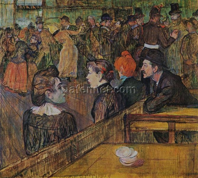 Post-Impressionist Masterpiece: Ball at the Moulin de la Galette by Henri de Toulouse-Lautrec (1889)