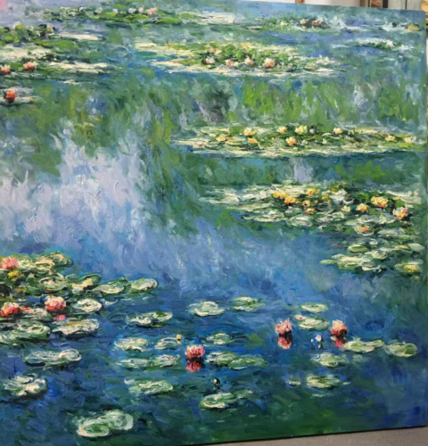 Claude Monet Nympheas 4 Oil Painting Reproduction photo review