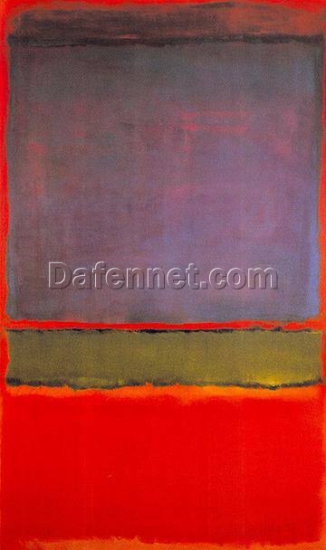 Inspired by Mark Rothko: Violet, Green, Red – Abstract Expressionist Painting Replica