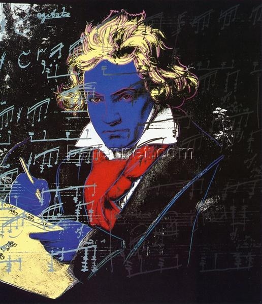 Beethoven Portrait by Andy Warhol – Iconic Pop Art Tribute to the Composer