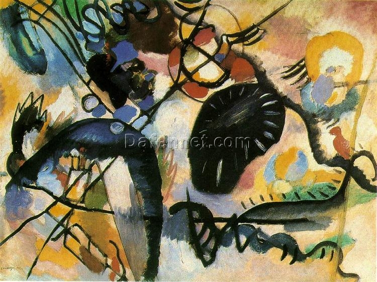 Kandinsky’s Black Spot (1912) – An Abstract Masterpiece Exploring the Power of Form