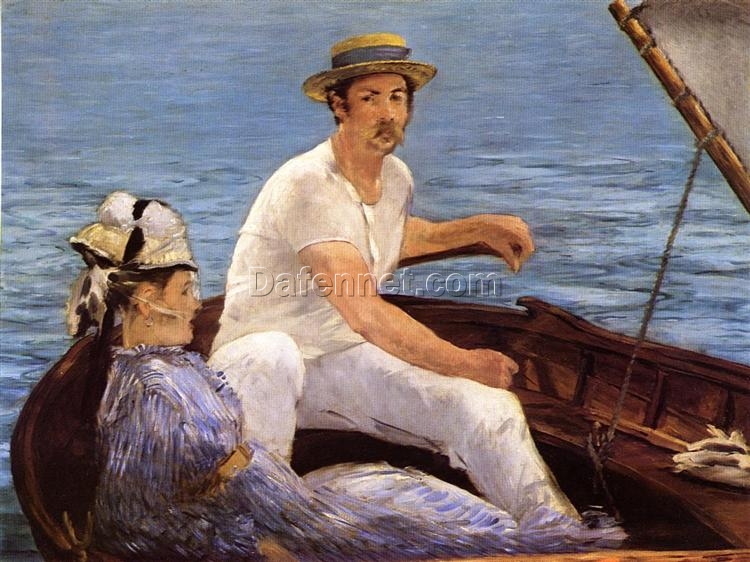 Boating – Inspired by Edouard Manet’s 1874 Impressionist Masterpiece