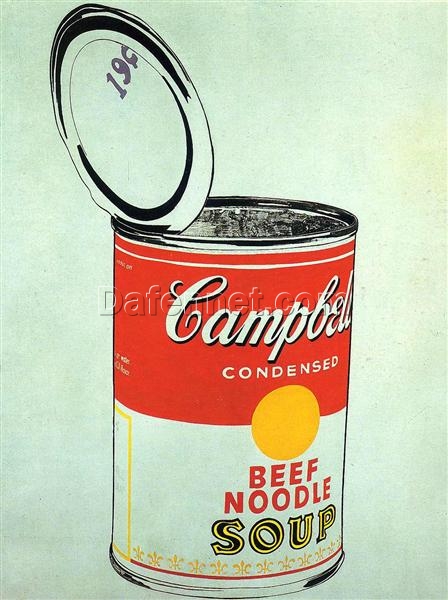 Big Campbell’s Soup Can 19c (Beef Noodle) by Andy Warhol – Iconic Pop Art Still Life