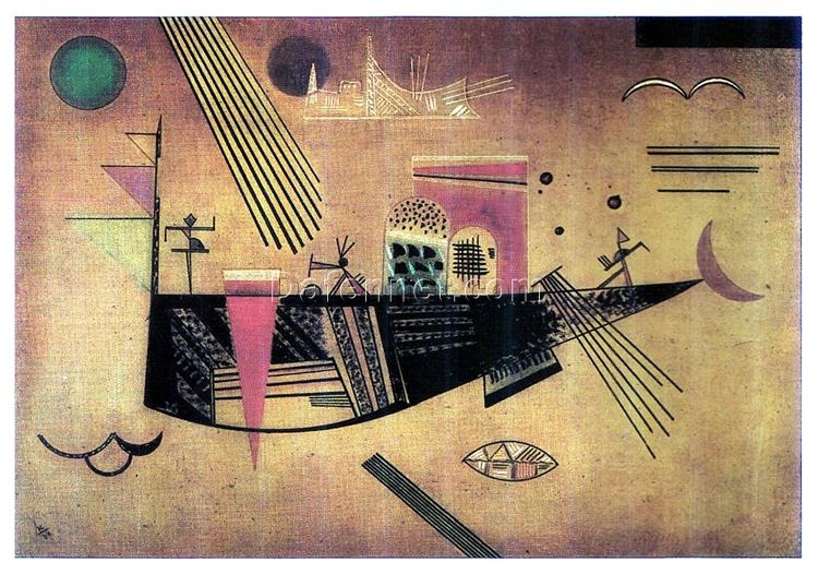 Wassily Kandinsky – Capricious (1930) – A Playful Exploration of Abstract Expression