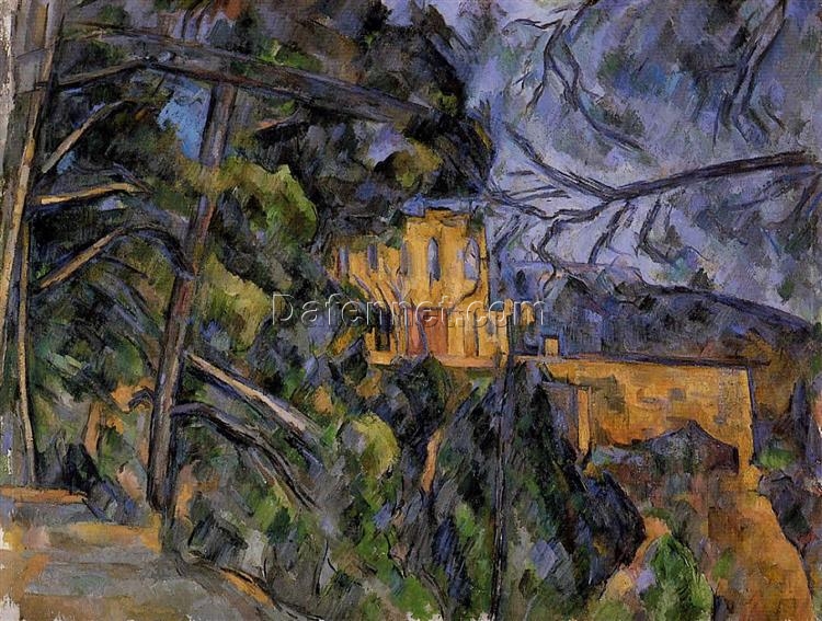 Château Noir” – 1904 Post-Impressionist Landscape by Paul Cézanne