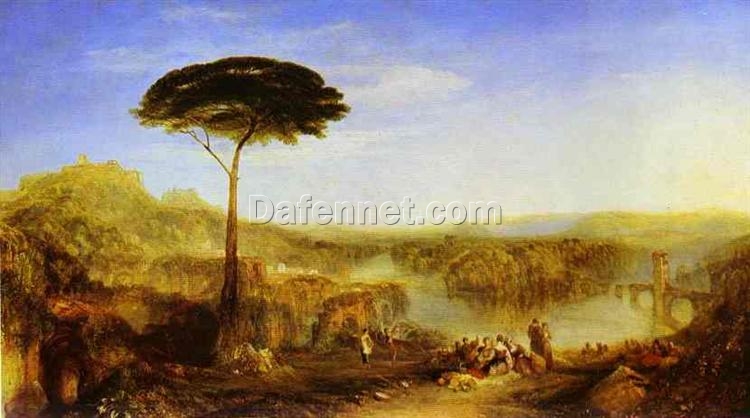 J.M.W. Turner Oil Painting – Childe Harold, 1823, Romantic Literary Painting