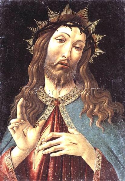 Christ Crowned with Thorns by Sandro Botticelli – c.1500 Early Renaissance Religious Painting