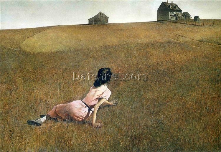 Christina’s World” by Andrew Wyeth – 1948 Iconic Genre Painting in Tempera on Panel