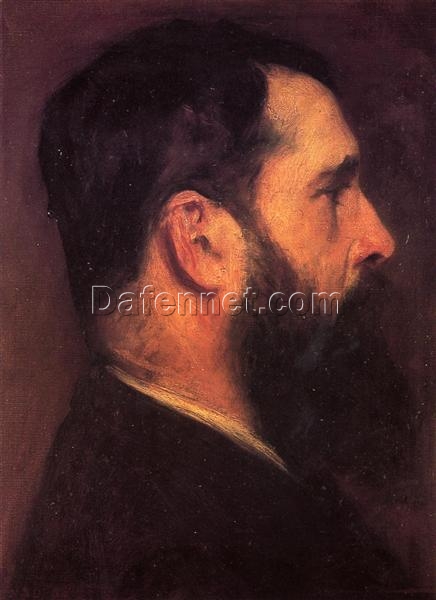 John Singer Sargent ‘Claude Monet’ Realism Portrait – Fine Art Reproduction on Canvas