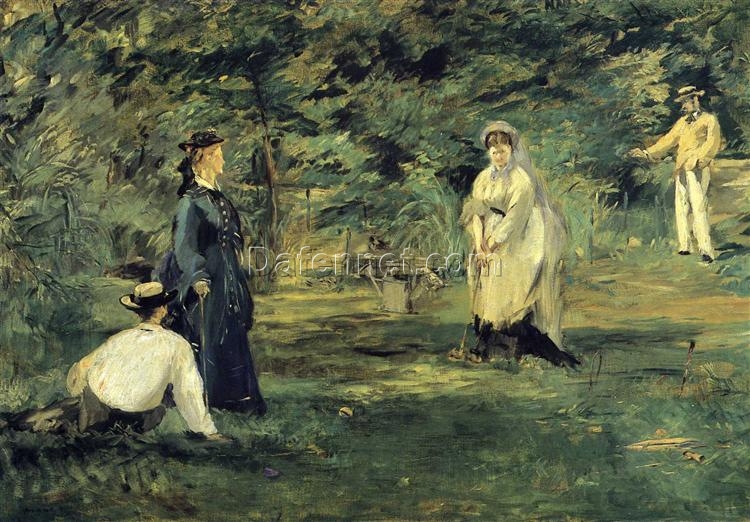 Croquet – Inspired by Edouard Manet’s 1873 Impressionist Genre Painting