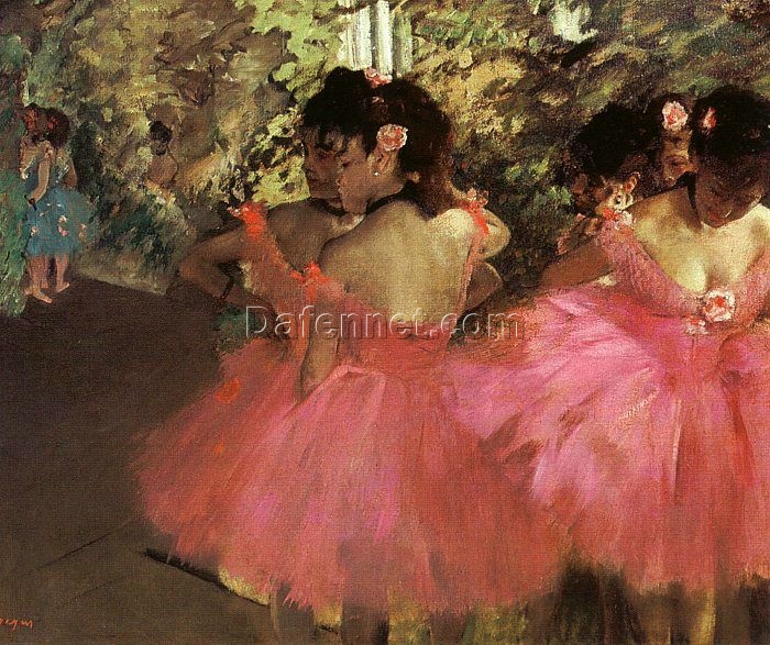 Custom Oil Painting Reproduction of Dancers in Pink by Edgar Degas – 1880-1885